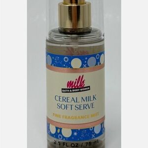 Bath & Body Works Milk Fragrance Mist with Gold Cap